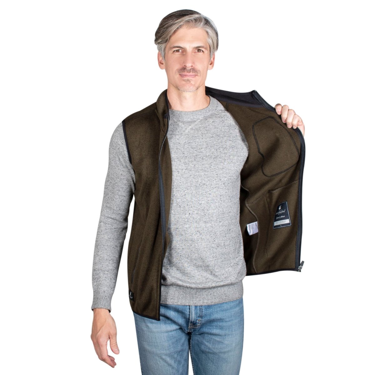 Foto 3 pulgar | Chaleco Greenlander De Punto Para Hombre