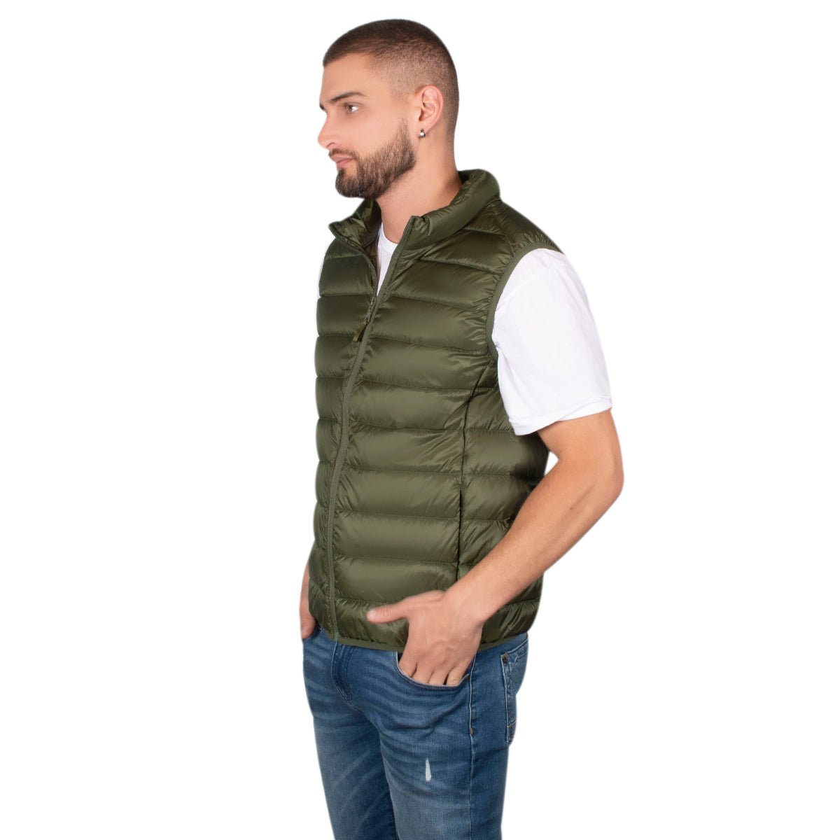 Foto 4 pulgar | Chaleco Greenlander De Pluma Ligera Con Bolsa Transportable Para Hombre