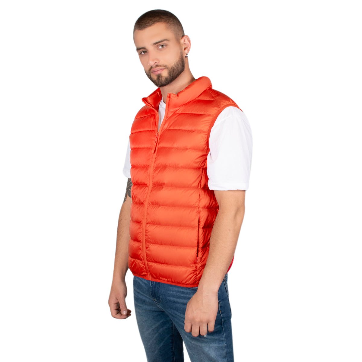 Foto 3 | Chaleco Greenlander De Pluma Ligera Con Bolsa Transportable Para Hombre