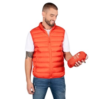 Foto 5 | Chaleco Greenlander De Pluma Ligera Con Bolsa Transportable Para Hombre