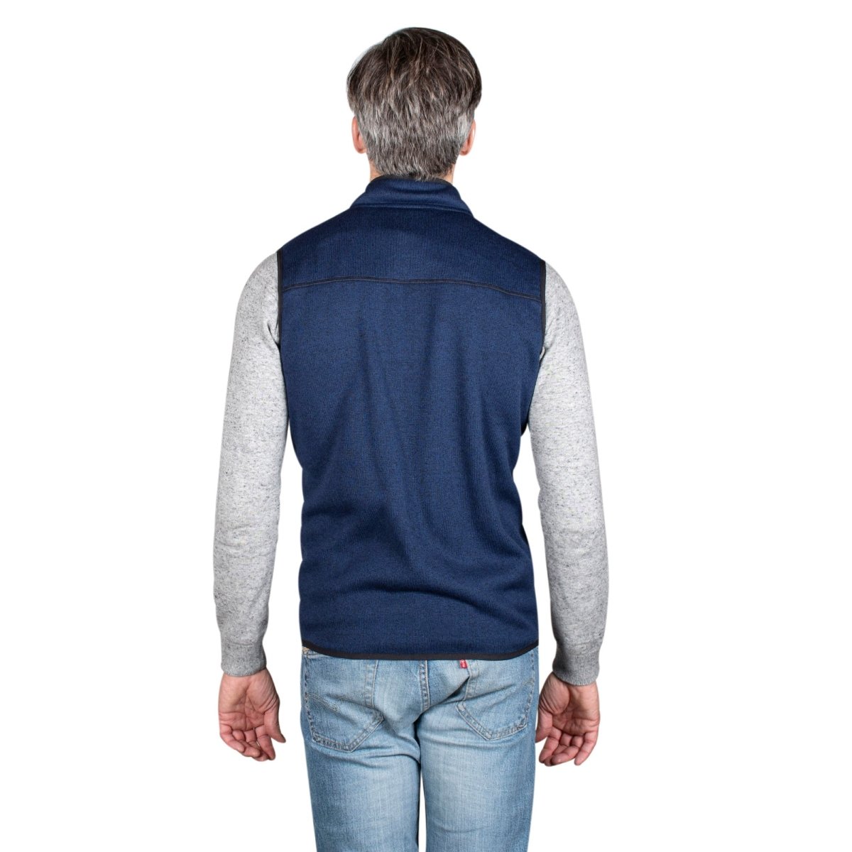 Foto 5 pulgar | Chaleco Greenlander De Punto Azul Marino Para Hombre