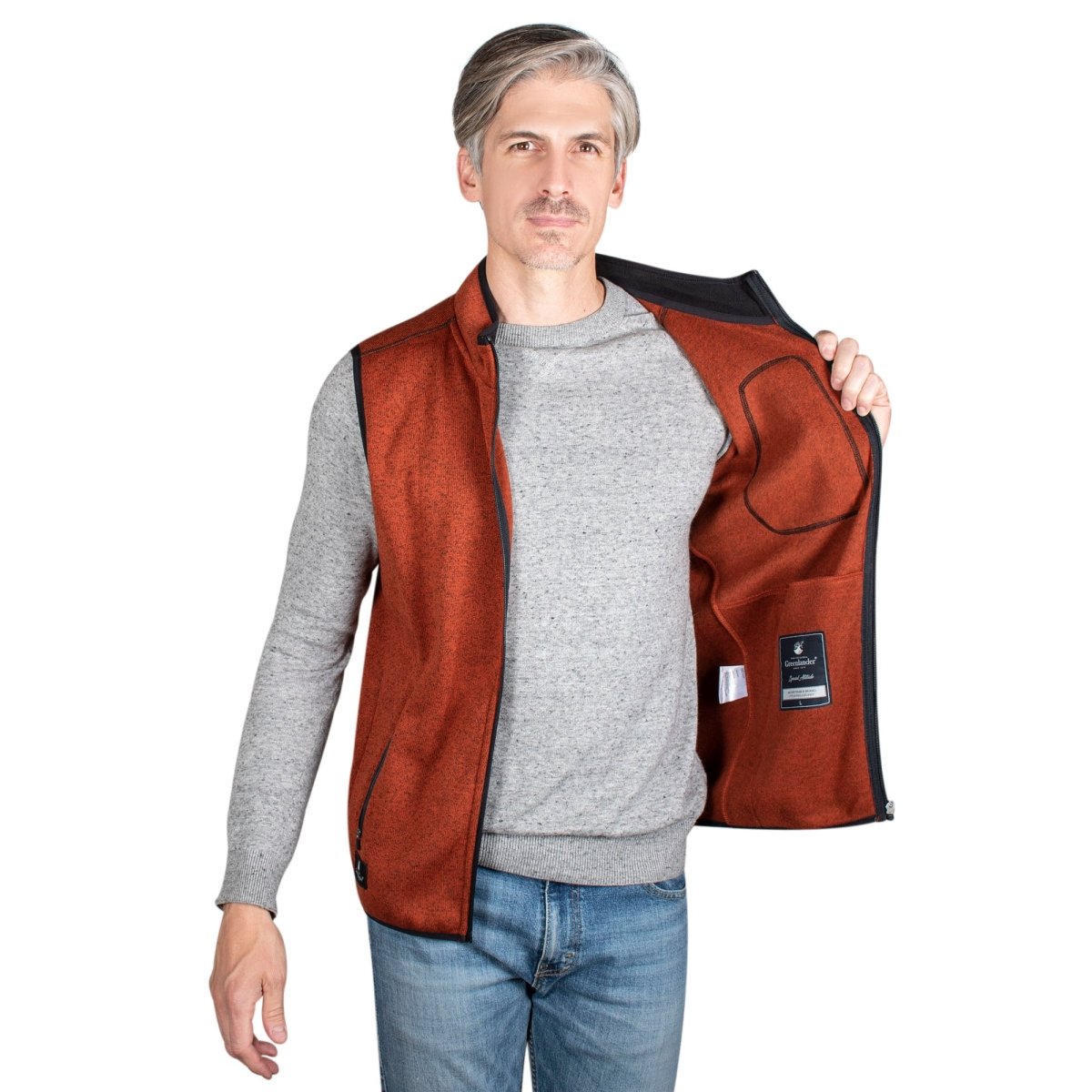Foto 3 pulgar | Chaleco Greenlander De Punto Para Hombre