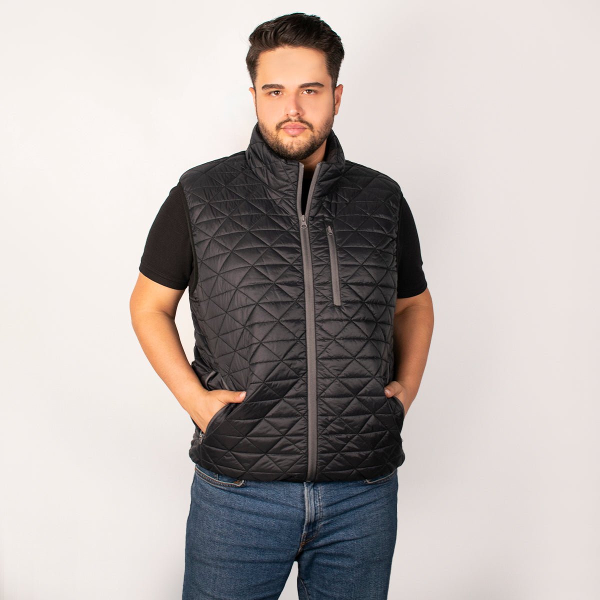 Foto 2 pulgar | Chaleco Greenlander Packable Capitonado Ligero Tallas Extra Para Hombre