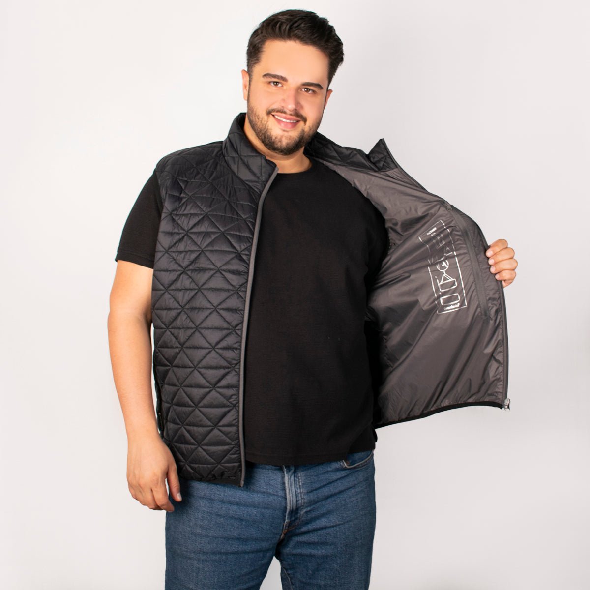 Foto 3 pulgar | Chaleco Greenlander Packable Capitonado Ligero Tallas Extra Para Hombre