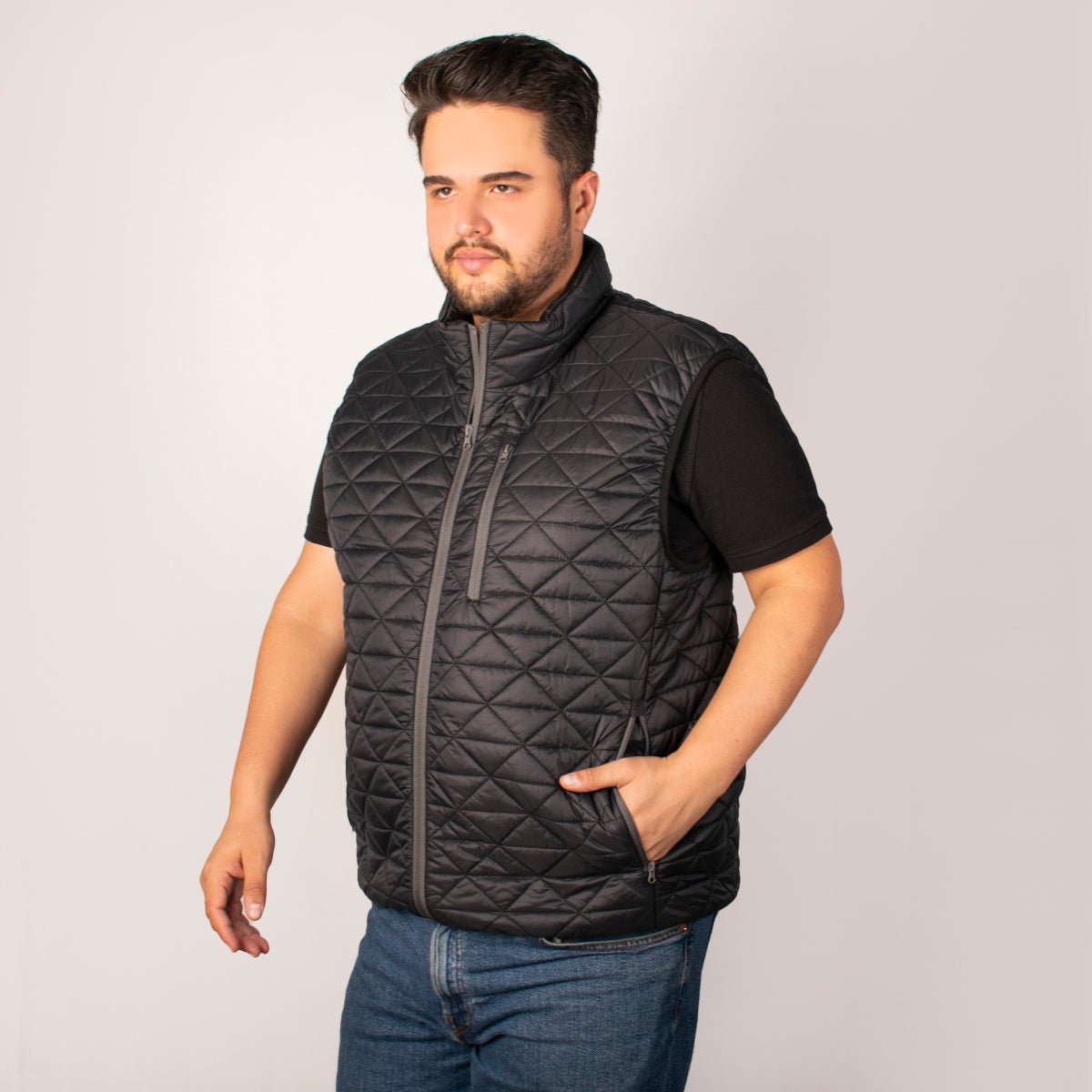 Foto 4 pulgar | Chaleco Greenlander Packable Capitonado Ligero Tallas Extra Para Hombre