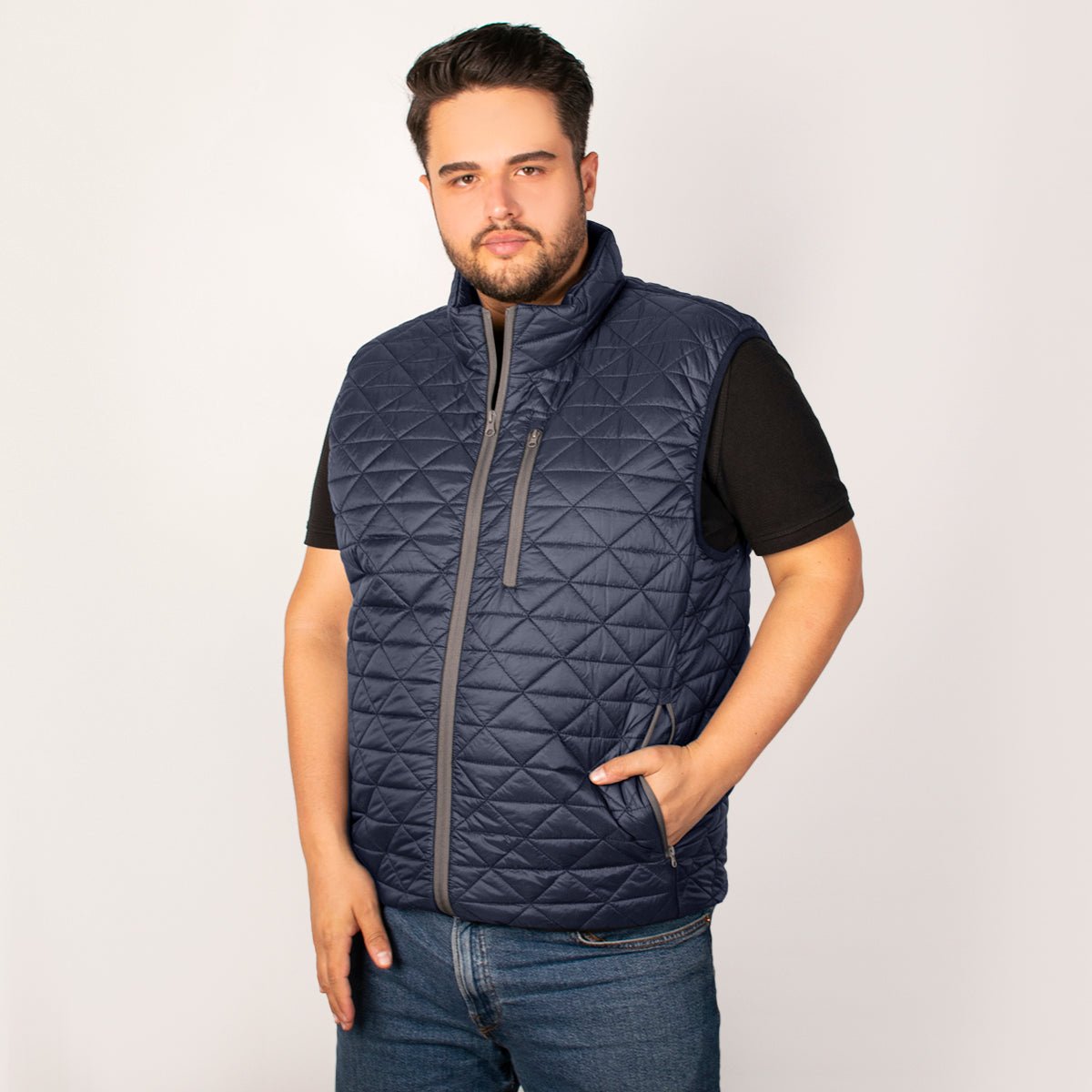 Foto 1 | Chaleco Greenlander Packable Capitonado Ligero Tallas Extra Para Hombre