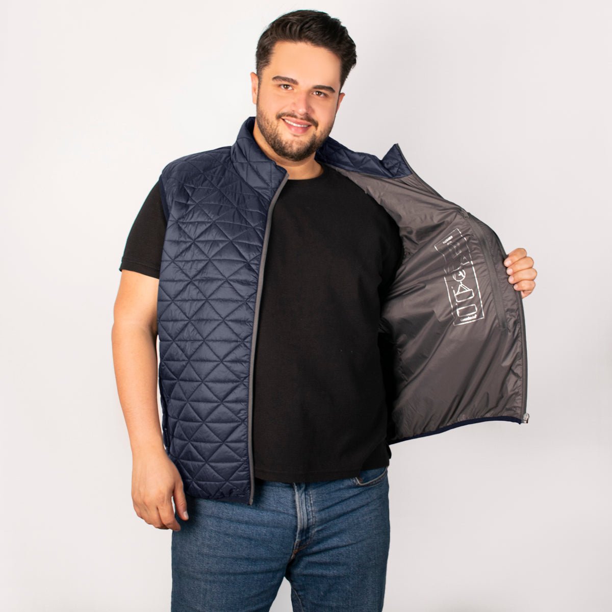 Foto 3 pulgar | Chaleco Greenlander Packable Capitonado Ligero Tallas Extra Para Hombre