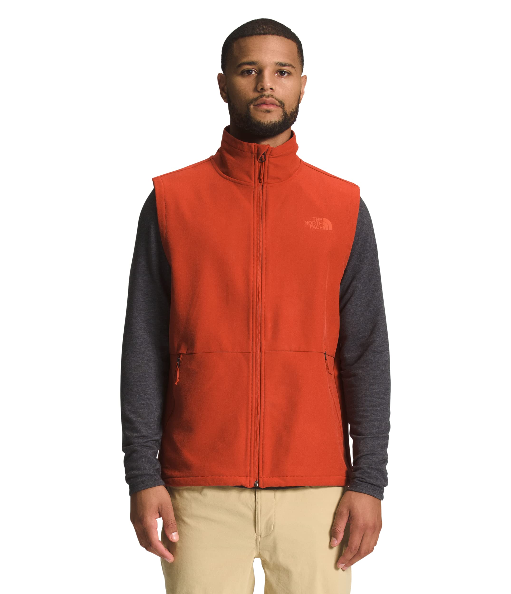 Foto 2 pulgar | Chaleco The North Face Camden Soft Shell Para Hombre - Bronce Oxidado - Venta Internacional.