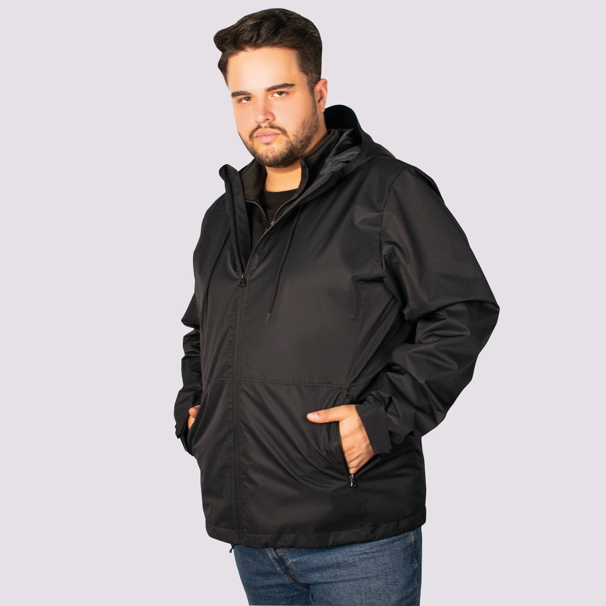 Foto 5 | Chamarra Greenlander Rompevientos 2 En 1 Tallas Extra Para Hombre