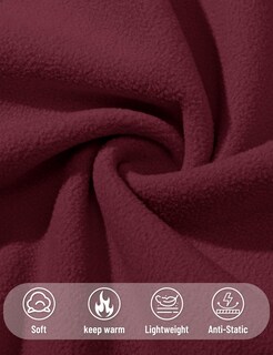 Foto 5 | Chaleco Tacvasen De Forro Polar Para Hombre, Con Cierre Completo, Ligero, Color Rojo Vino Xl - Venta Internacional.