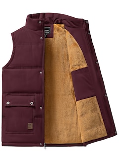 Foto 2 | Chaleco De Invierno Tacvasen Chaqueta Sin Mangas Con Forro Polar Grueso Para Hombre - Venta Internacional.