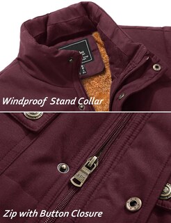 Foto 6 | Chaleco De Invierno Tacvasen Chaqueta Sin Mangas Con Forro Polar Grueso Para Hombre - Venta Internacional.