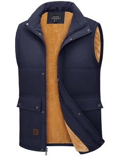 Foto 1 | Chaleco Tacvasen Para Hombre, Forro Polar Cálido Con Cremallera Completa, Para Exteriores - Venta Internacional.