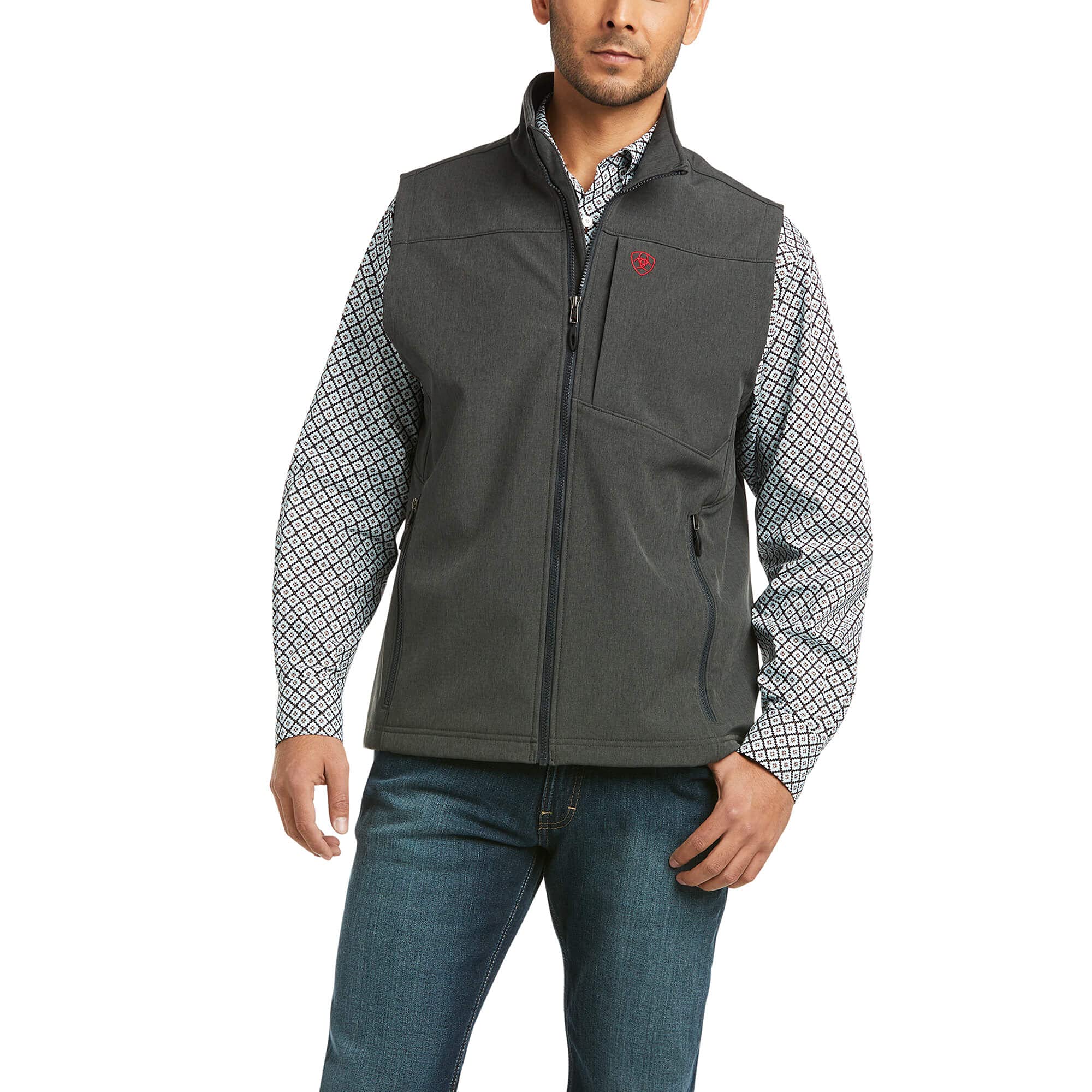 Foto 2 pulgar | Chaleco Ariat Logo 2.0 Softshell Con Acabado Laminado - Venta Internacional.