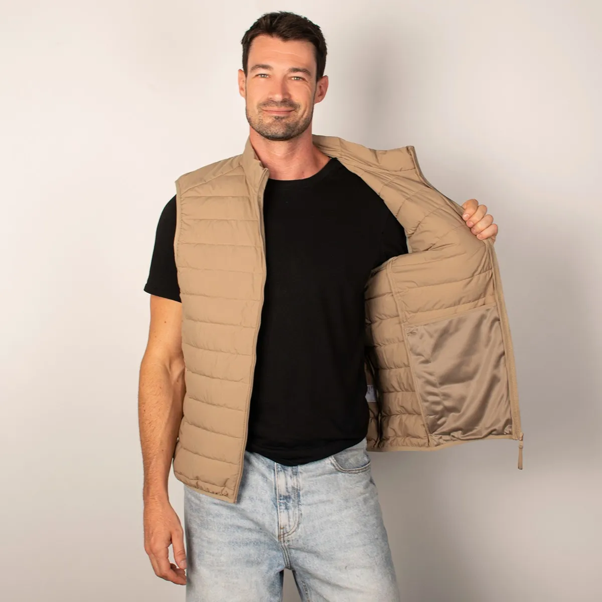 Foto 2 | Chaleco Capitonado Greenlander para Hombre