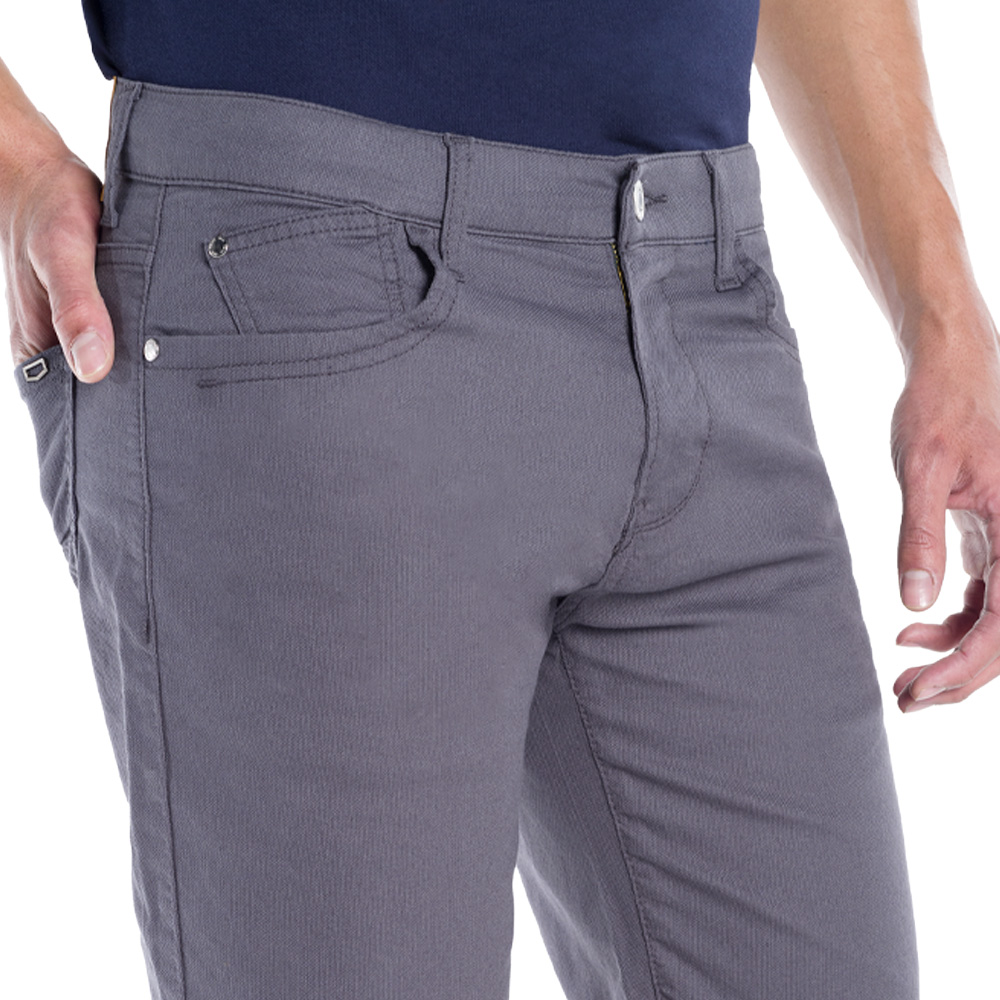 Foto 3 pulgar | Bermuda de Gabardina Oggi BERM2500OXFO color Gris para Hombre