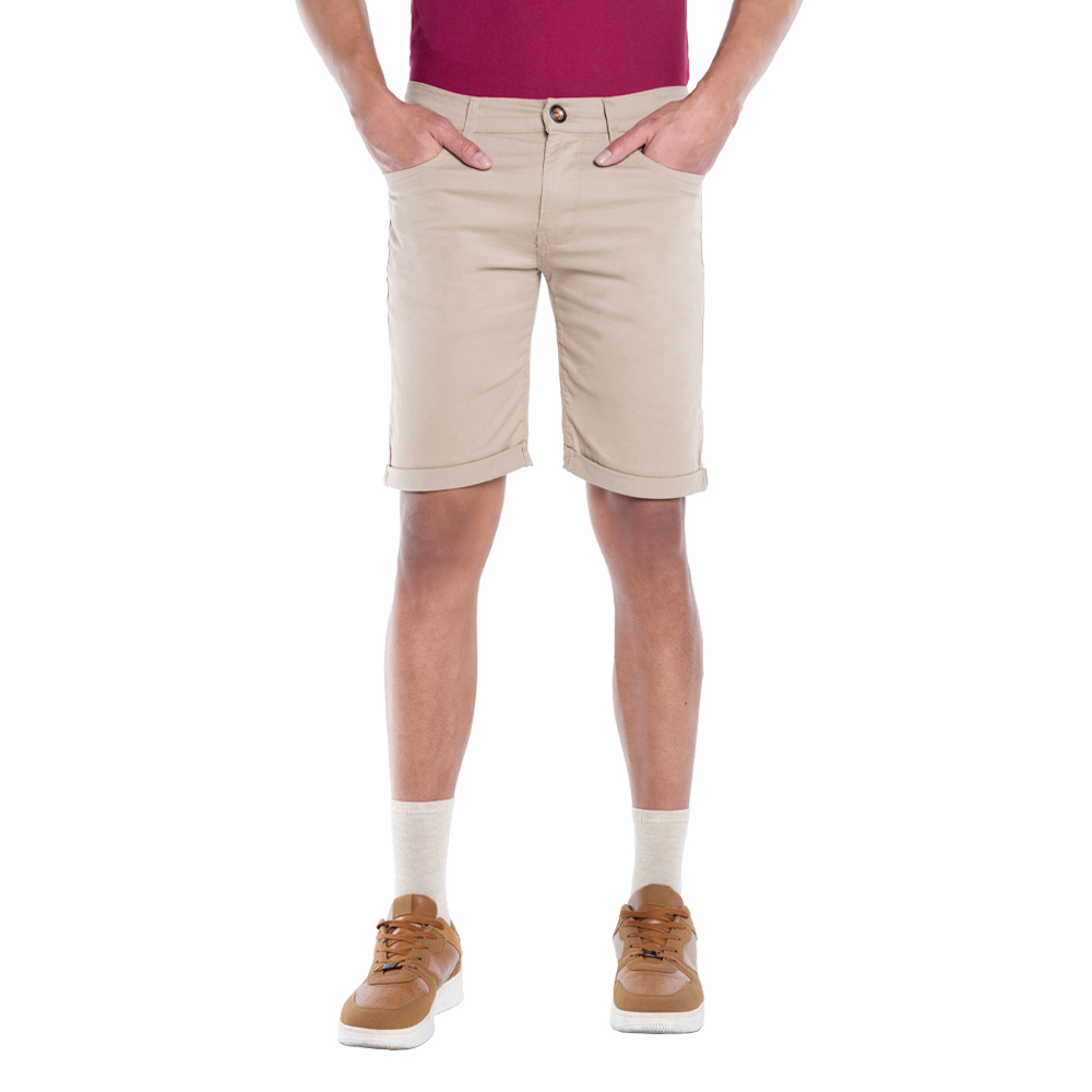 Foto 2 pulgar | Bermudas de Gabardina Oggi BERM2500KHAK color Marrón para Hombre