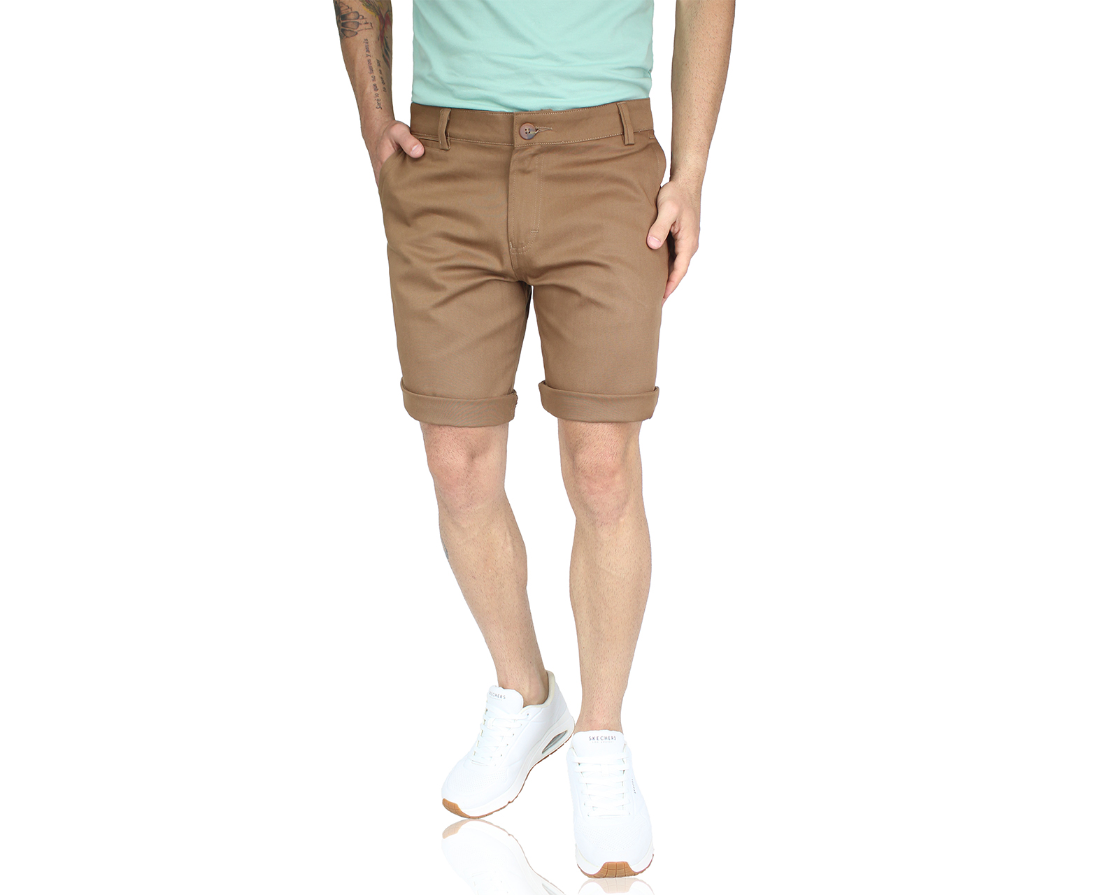 Bermuda Rams Cottons Terra Camel para Hombre