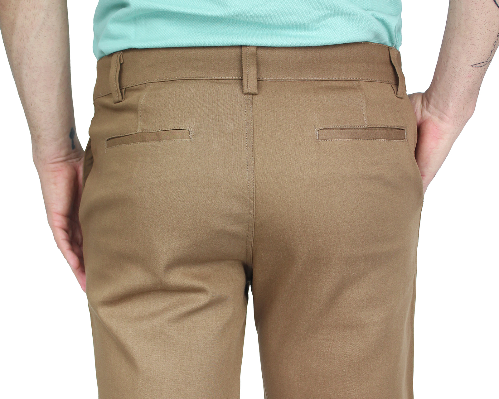 Foto 5 pulgar | Bermuda Rams Cottons Terra Camel para Hombre