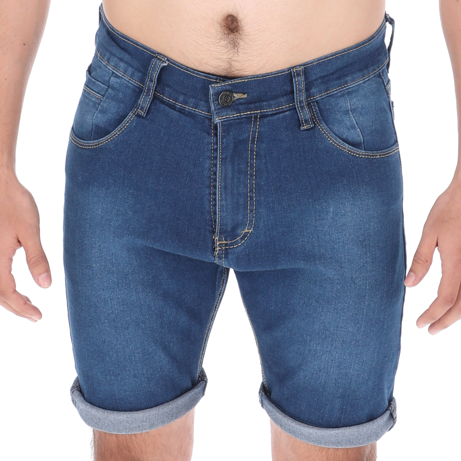 Foto 4 pulgar | Bermudas de Mezclilla CHB Chili Beans Clothing Co. Lombard Azul para Hombre