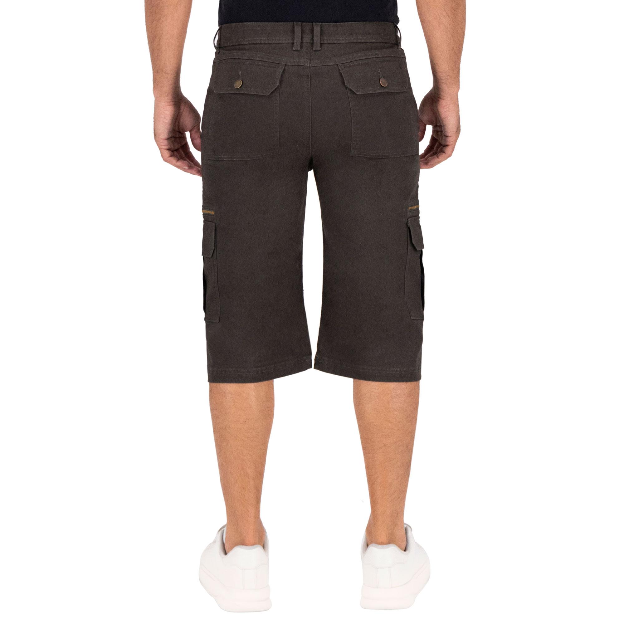 Foto 2 | Bermuda Britos Jeans Hombre Gabardina Verde Olivo 803784