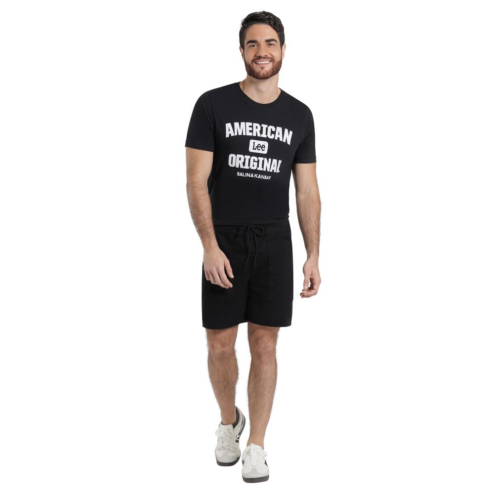 Foto 4 | Bermuda Lee Hombre Vintage Slim Fit 350 Azul Marino