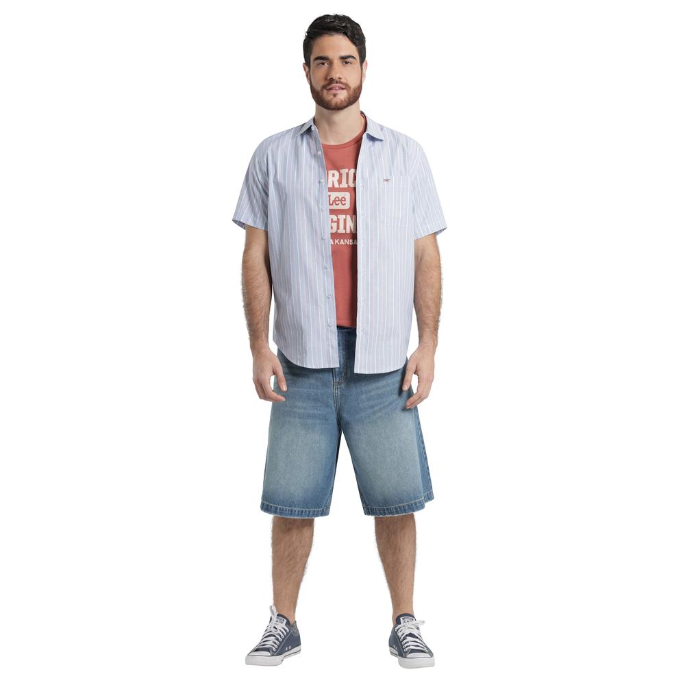 Foto 5 pulgar | Bermuda Lee Hombre Xtreme Slim Fit 425 Azul