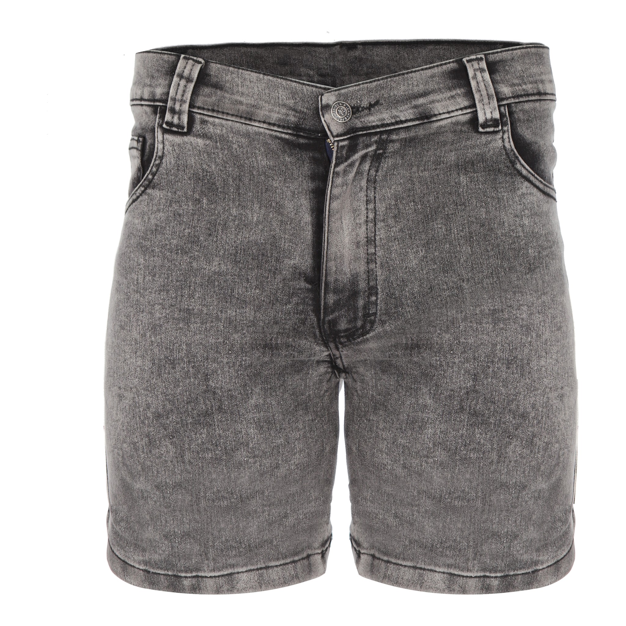 Foto 2 | Bermuda De Mezclilla Color Gris Para Hombre Chb Chili Beans Clothing Co.
