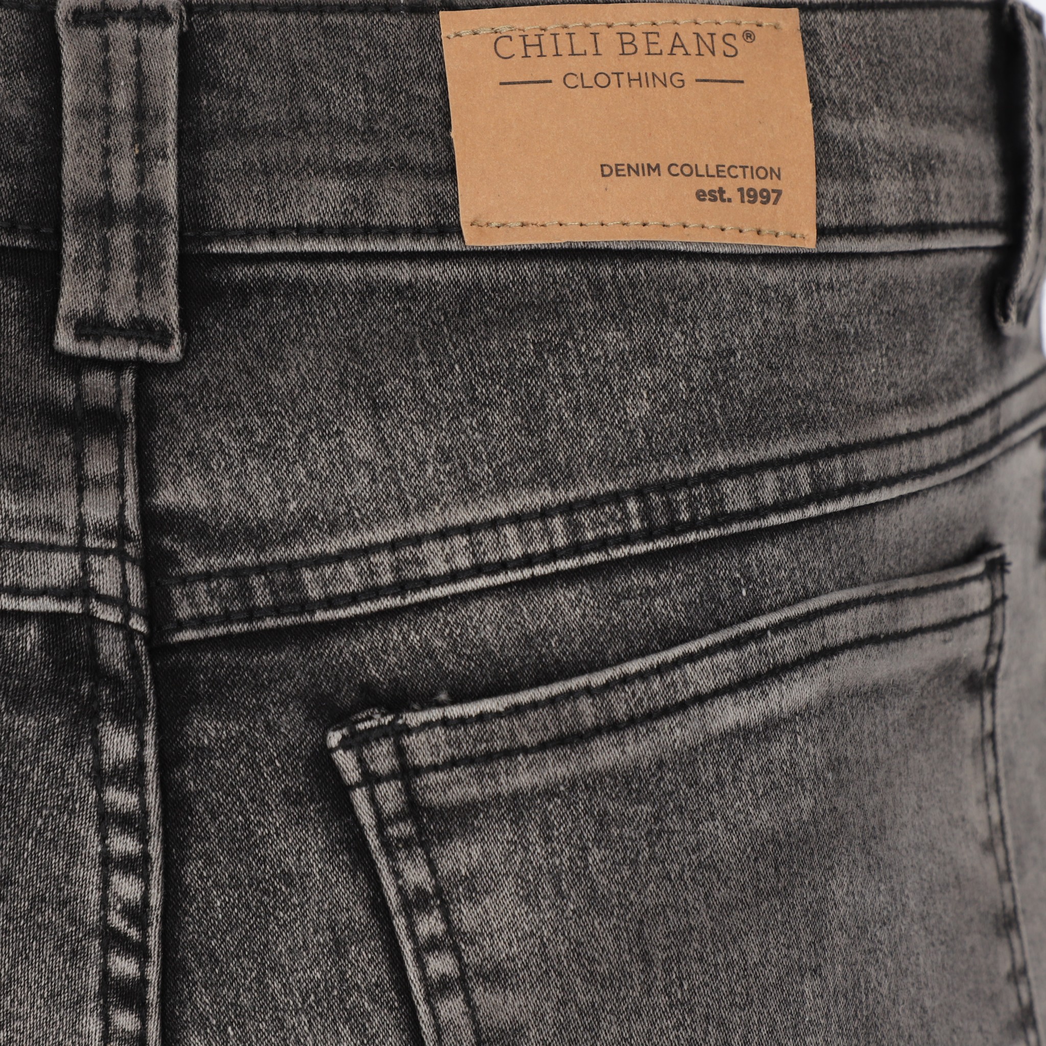 Foto 5 pulgar | Bermuda De Mezclilla Color Gris Para Hombre Chb Chili Beans Clothing Co.