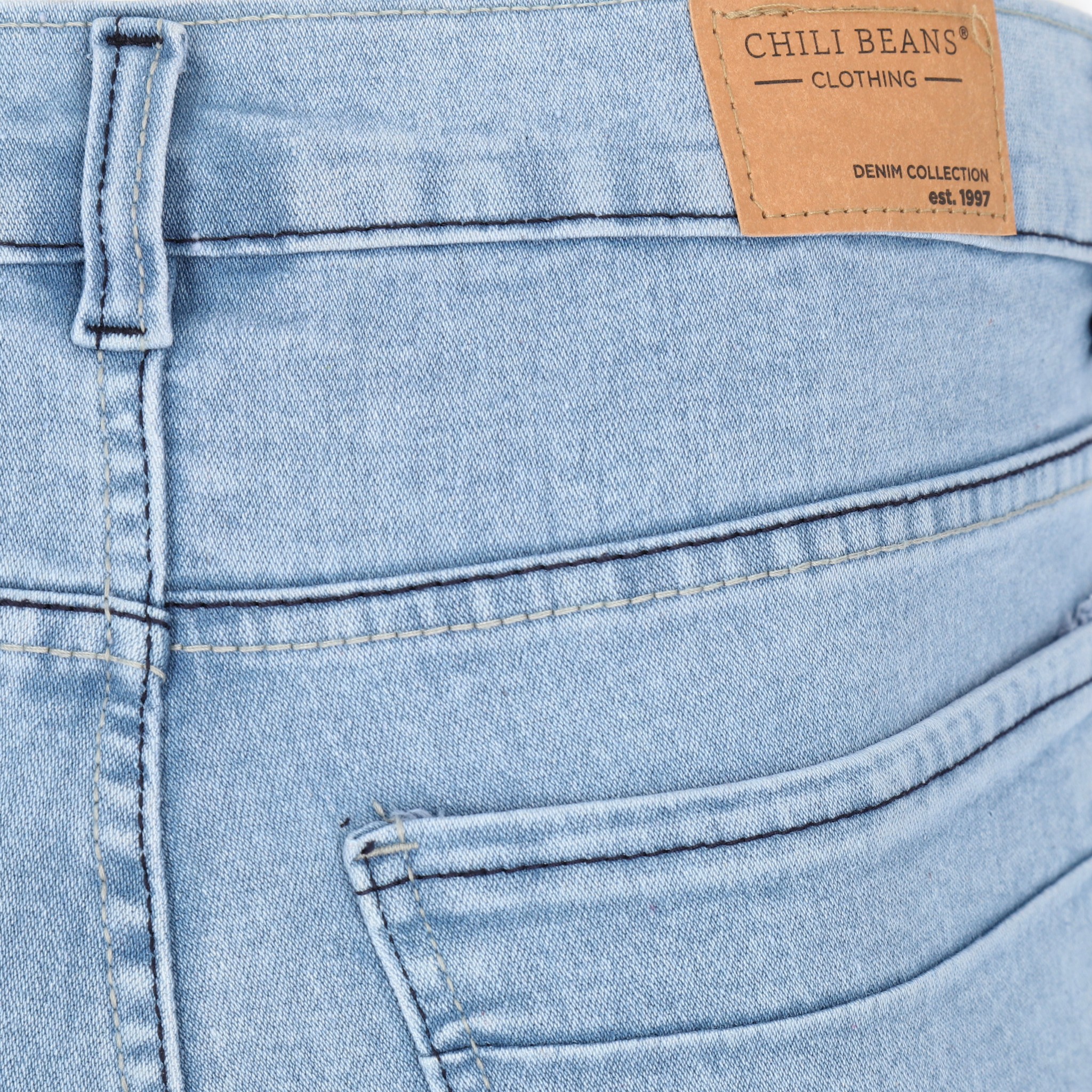 Foto 4 | Bermuda De Mezclilla Color Azul Claro Para Hombre Chb Chili Beans Clothing Co.