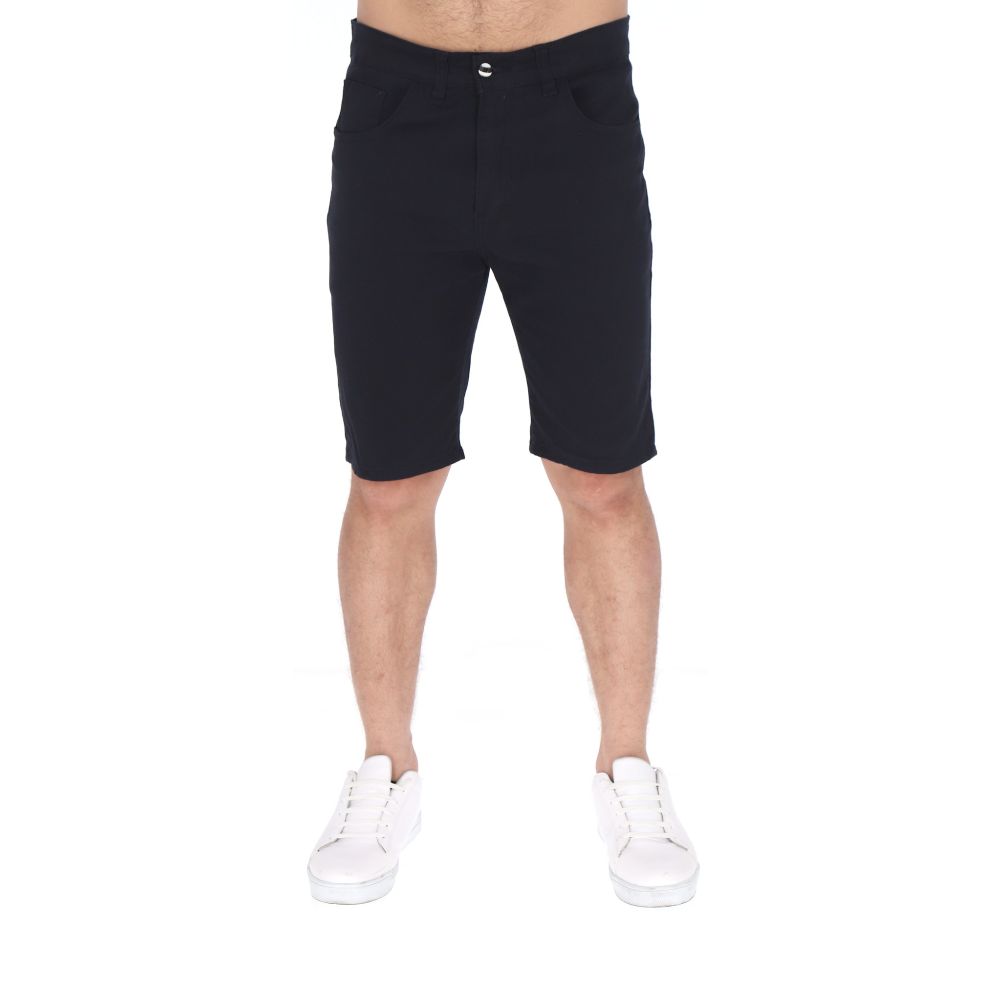 Foto 2 pulgar | Bermuda De Gabardina Stretch Para Hombre Color Marino Casual Chb Chili Beans Clothing Co.