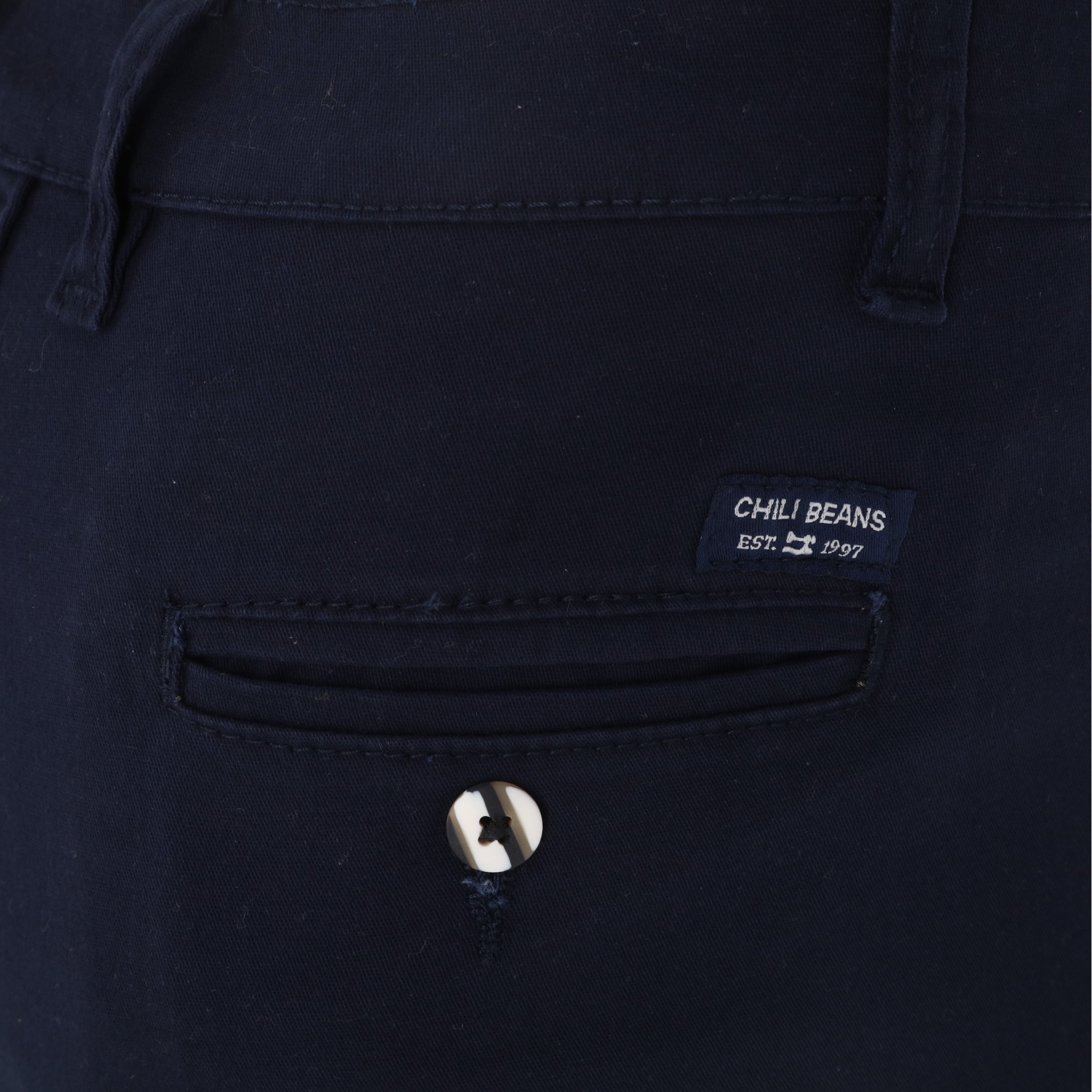 Foto 5 | Bermuda De Gabardina Stretch Para Hombre Color Marino Casual Chb Chili Beans Clothing Co.