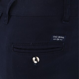 Foto 5 | Bermuda De Gabardina Stretch Para Hombre Color Marino Casual Chb Chili Beans Clothing Co.