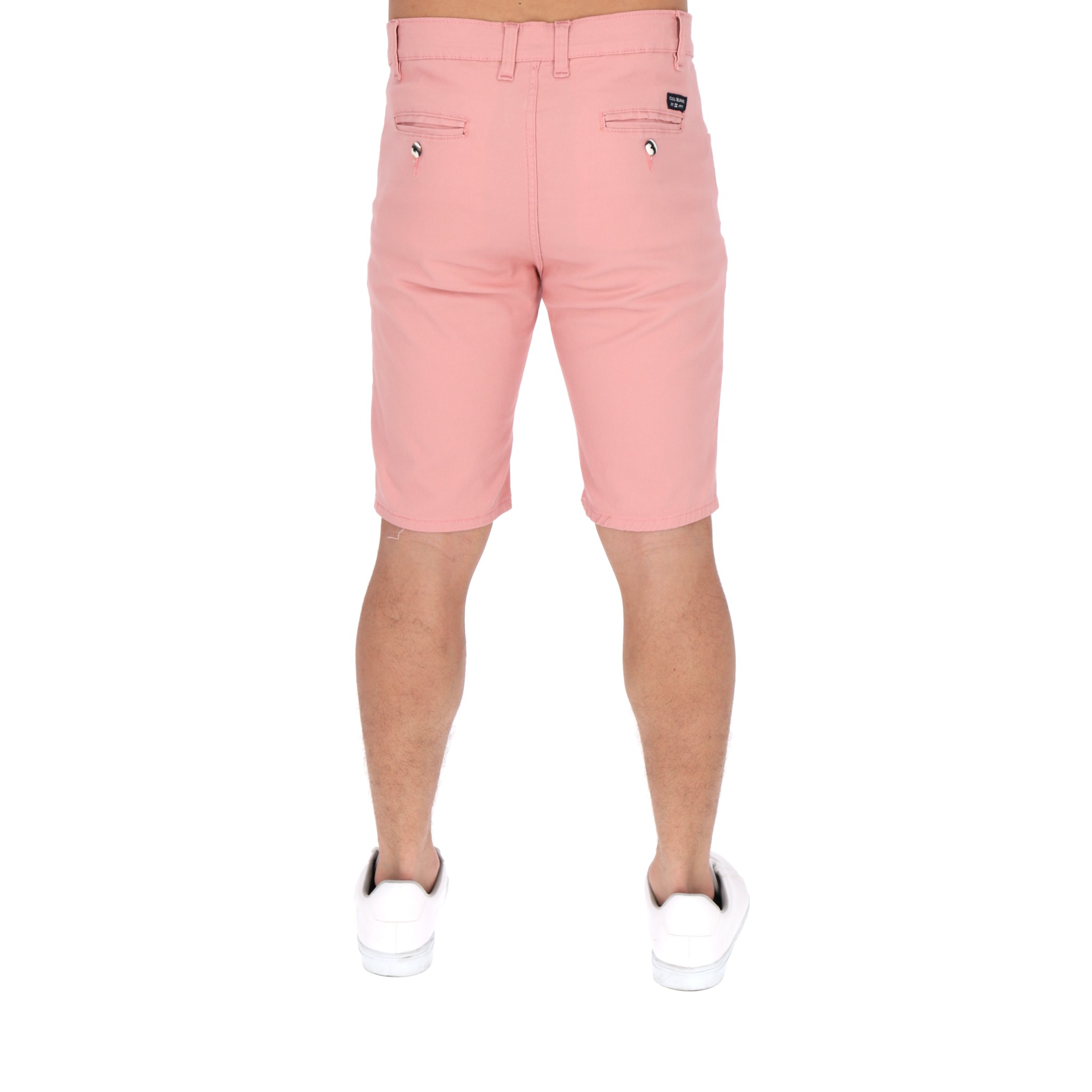 Foto 3 pulgar | Bermuda De Gabardina Stretch Para Hombre Color Rosa Coral Chb Chili Beans Clothing Co.