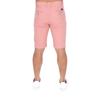 Foto 2 | Bermuda De Gabardina Stretch Para Hombre Color Rosa Coral Chb Chili Beans Clothing Co.