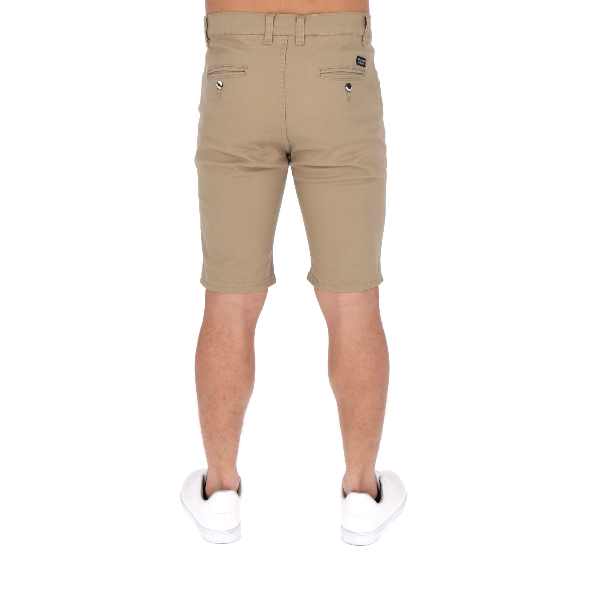 Foto 3 pulgar | Bermuda De Gabardina Stretch Para Hombre Color Beige Casual Chb Chili Beans Clothing Co.