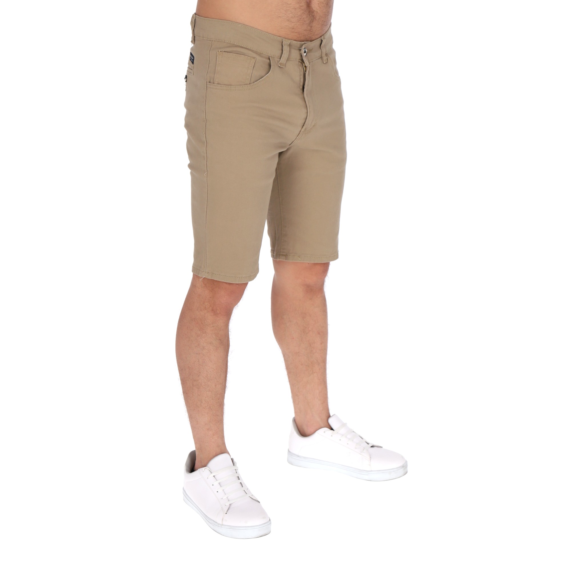 Foto 4 pulgar | Bermuda De Gabardina Stretch Para Hombre Color Beige Casual Chb Chili Beans Clothing Co.