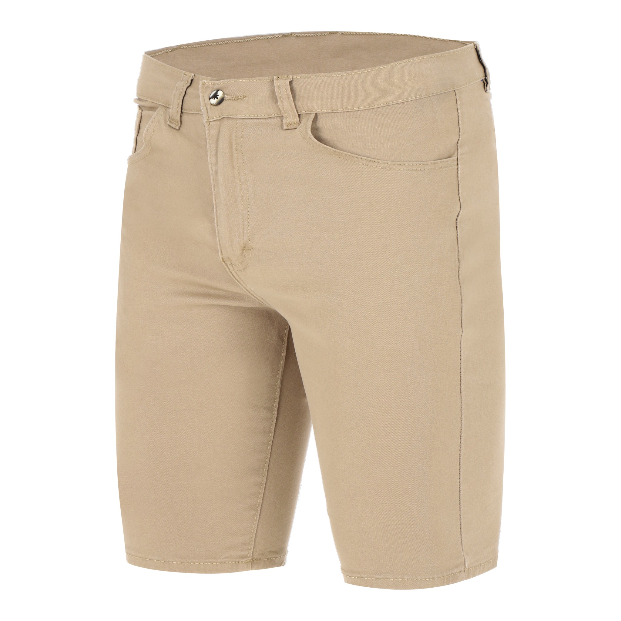 Foto 5 pulgar | Bermuda De Gabardina Stretch Para Hombre Color Beige Casual Chb Chili Beans Clothing Co.