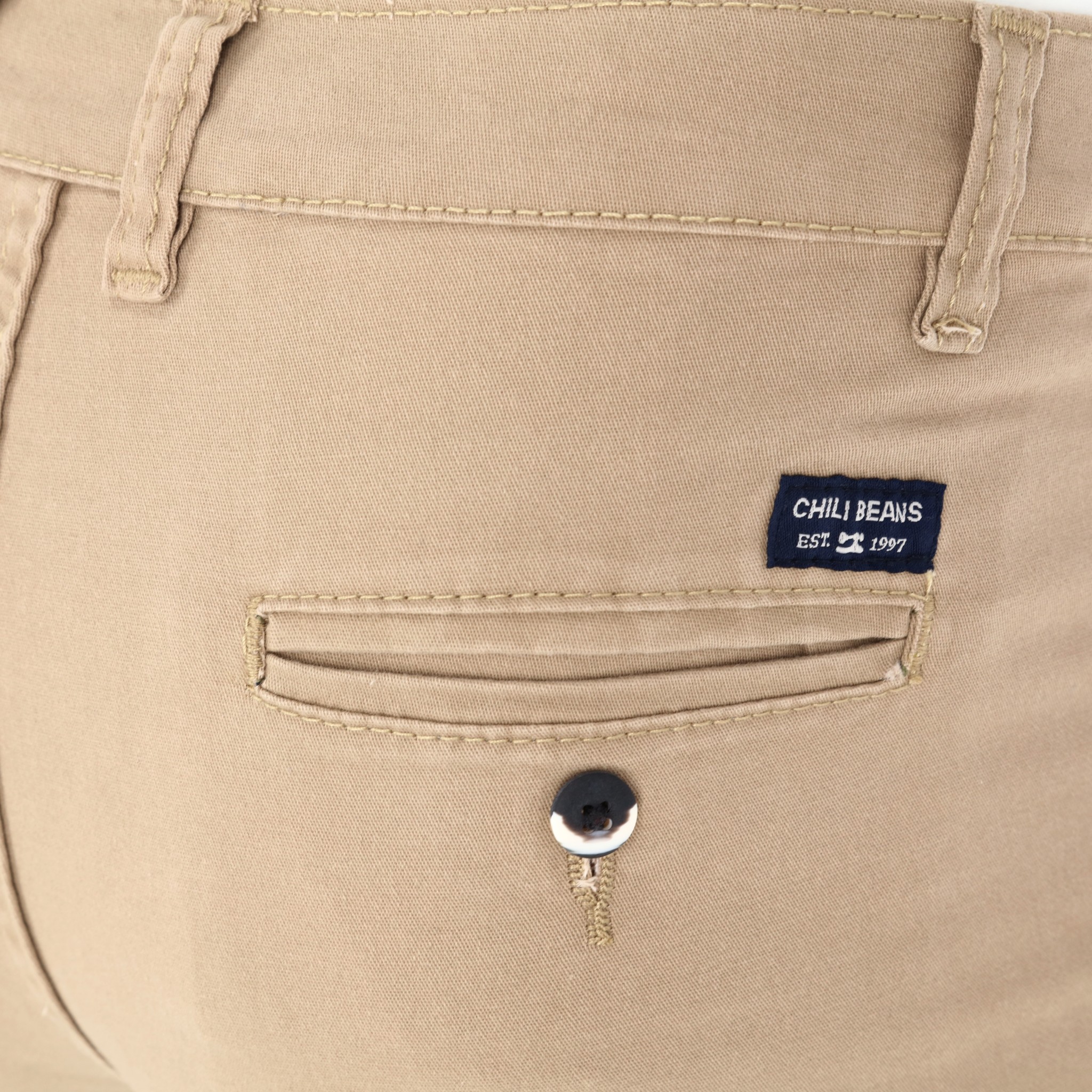 Foto 6 pulgar | Bermuda De Gabardina Stretch Para Hombre Color Beige Casual Chb Chili Beans Clothing Co.