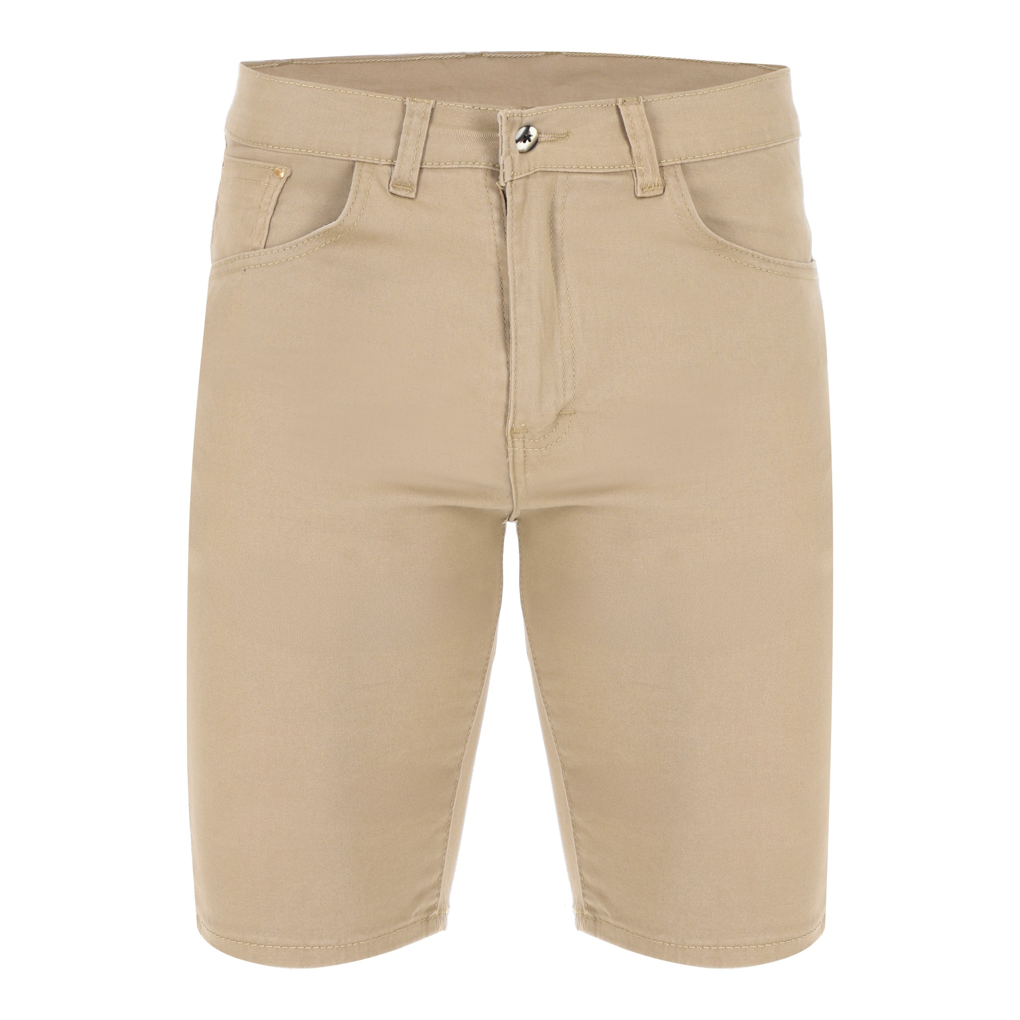 Foto 6 | Bermuda De Gabardina Stretch Para Hombre Color Beige Casual Chb Chili Beans Clothing Co.