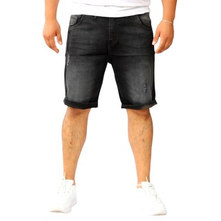 Foto 1 | Bermuda Short Skinny De Mezclilla Stretch Negro Froster John Silver