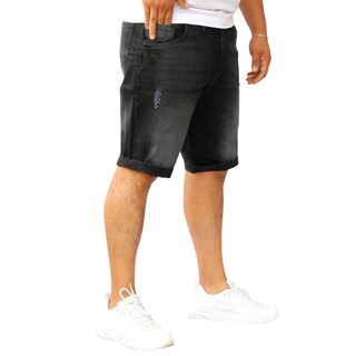 Foto 2 | Bermuda Short Skinny De Mezclilla Stretch Negro Froster John Silver
