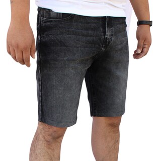 Foto 2 | Bermuda Short Skinny De Mezclilla Stretch Gris Obscuro John Silver