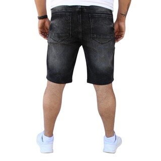 Foto 3 | Bermuda Short Skinny De Mezclilla Stretch Gris Obscuro John Silver