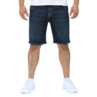 Foto 1 | Bermuda Short Skinny De Mezclilla Stretch Azul Verdoso Obscuro John Silver