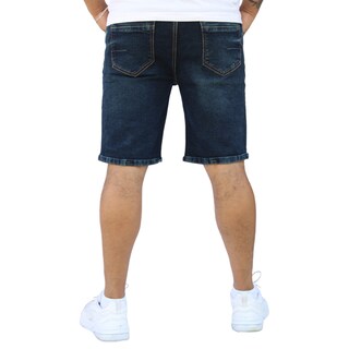 Foto 3 | Bermuda Short Skinny De Mezclilla Stretch Azul Verdoso Obscuro John Silver