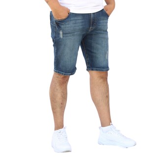 Foto 2 | Bermuda Short Skinny De Mezclilla Stretch Azul Verdoso John Silver