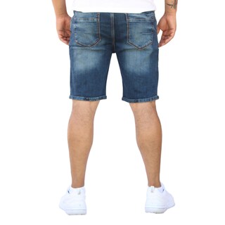 Foto 4 | Bermuda Short Skinny De Mezclilla Stretch Azul Verdoso John Silver
