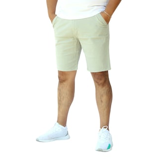 Foto 1 | Bermuda De Gabardina Stretch Color Verde Olivo John Silver