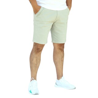 Foto 2 | Bermuda De Gabardina Stretch Color Verde Olivo John Silver